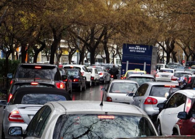 Χάος στους δρόμους της Αθήνας λόγω κακοκαιρίας